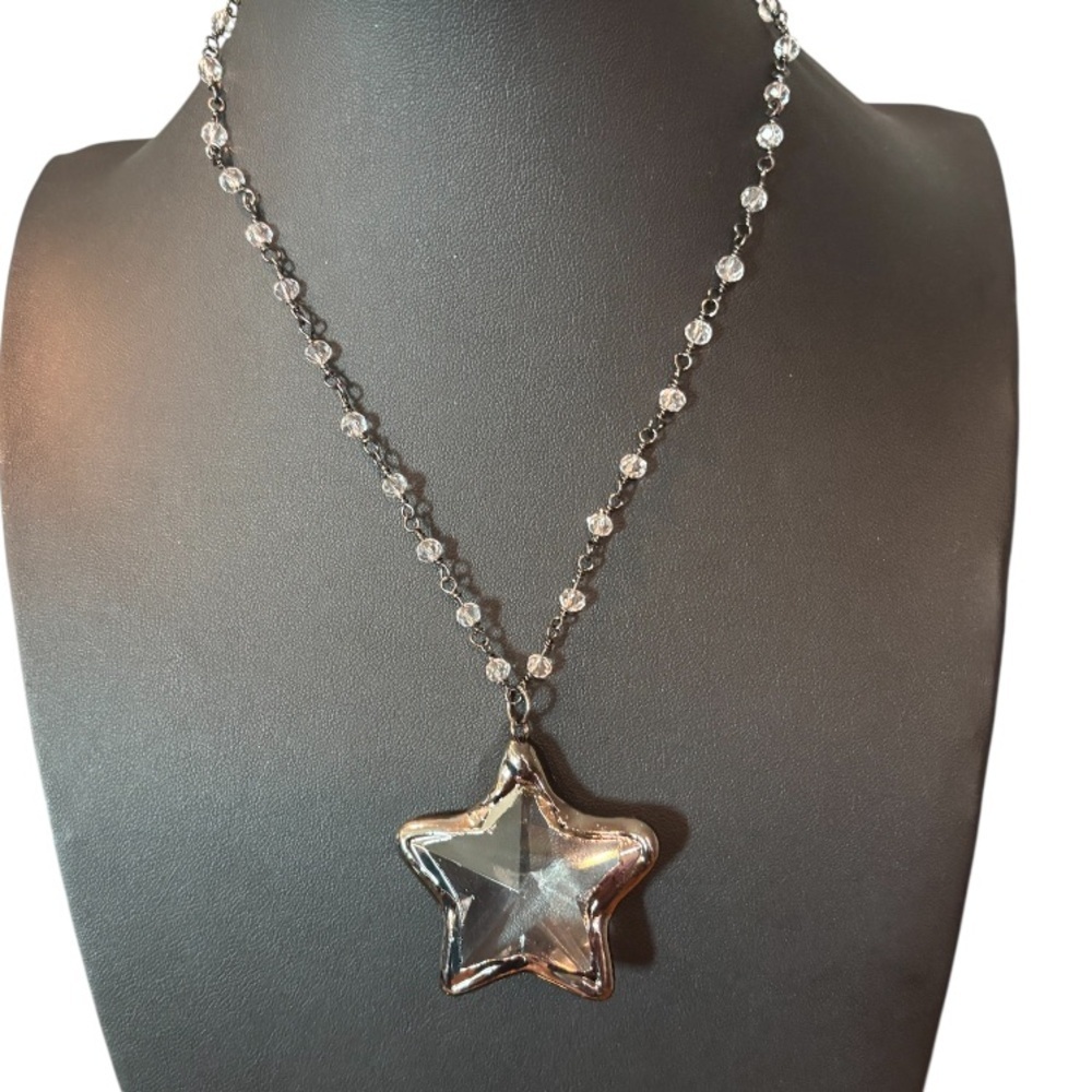 Fashion Jewelry Crystal Star Necklace